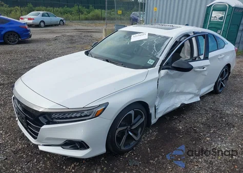 2022 Honda Accord Sport 2.0T z USA, uszkodzony, nr VIN 1HGCV2F30NA014088